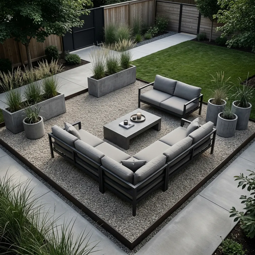 29 Backyard Decor Ideas That Turn Heads This Season 28 Gravel Lounge Zone
