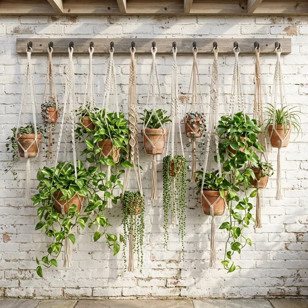 29 Backyard Decor Ideas That Turn Heads This Season 5 Hanging Planter Wall