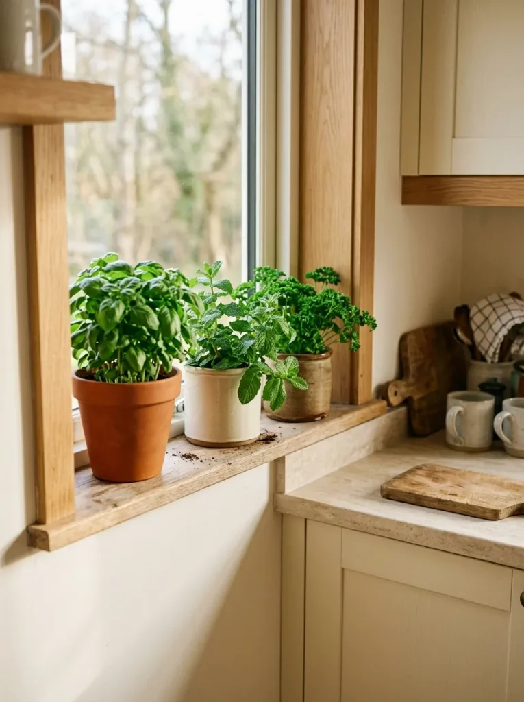 Small Kitchen Ideas: 29 Brilliant Ways to Gain Space 30 Window Herb Planters