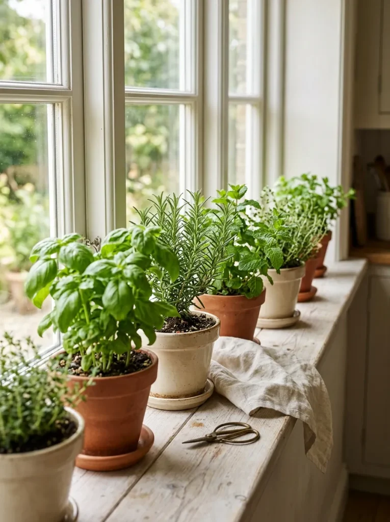 Kitchen Decor Ideas: 30 Warm Touches That Feel Homey 9 Fresh Herb Garden
