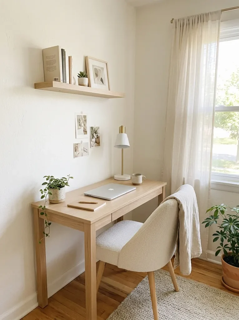 Desk Facing the Wall