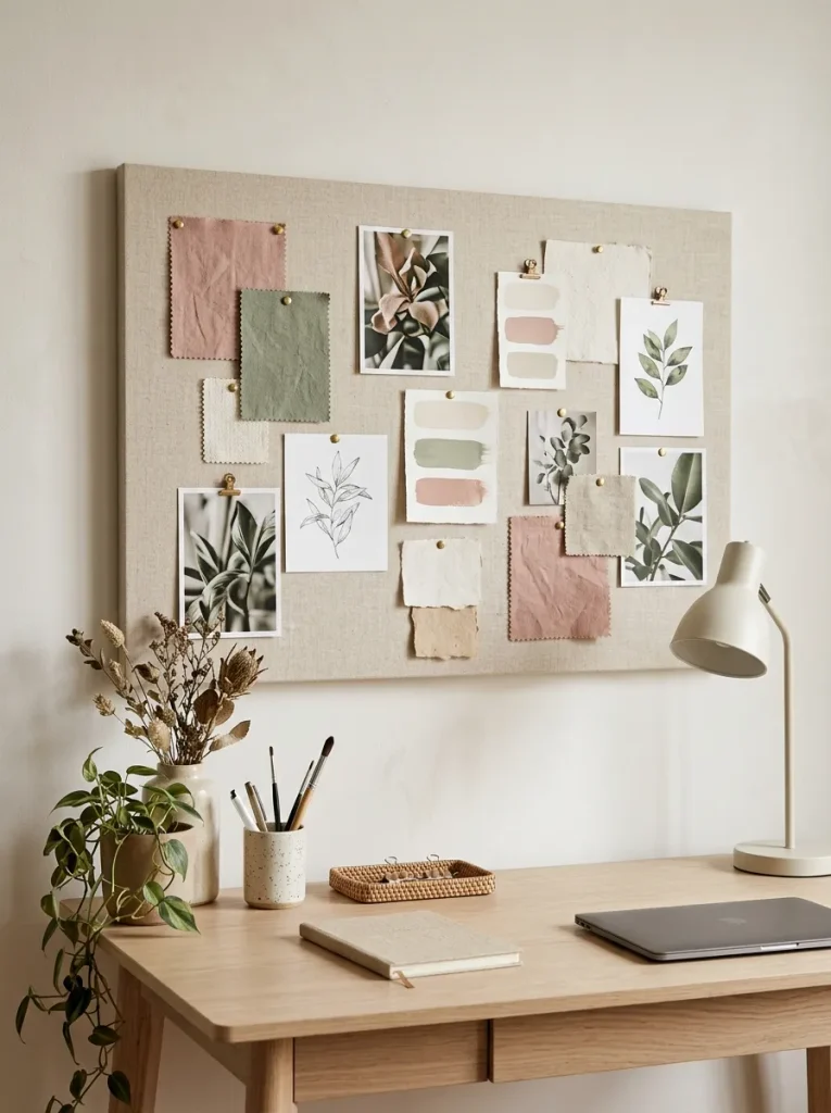 26 Motivating Home Office Decor Ideas to Boost Focus 20 Creative Pinboard Display