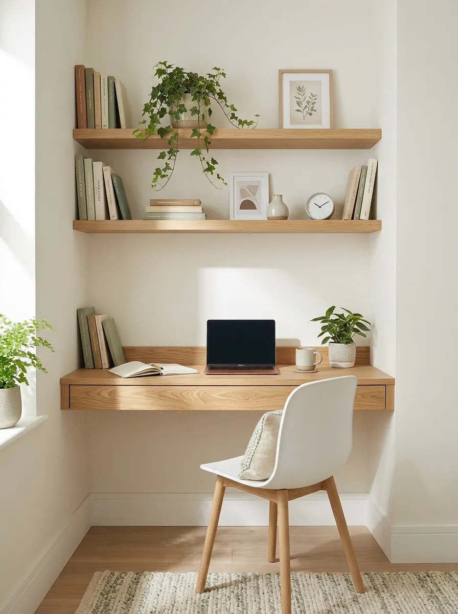 Floating Shelf Workspace