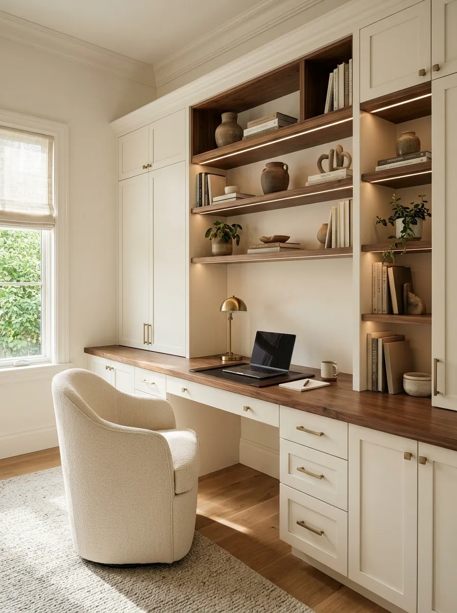 Built-In Office Wall