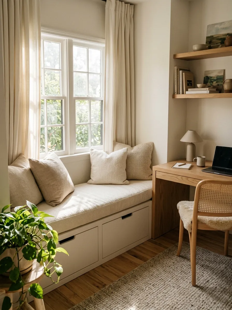 Cozy Built-In Bench
