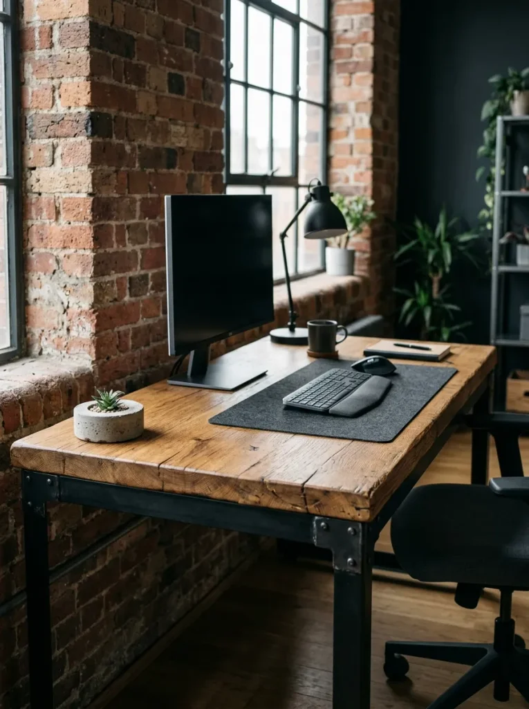  Industrial Metal Frame Desk
