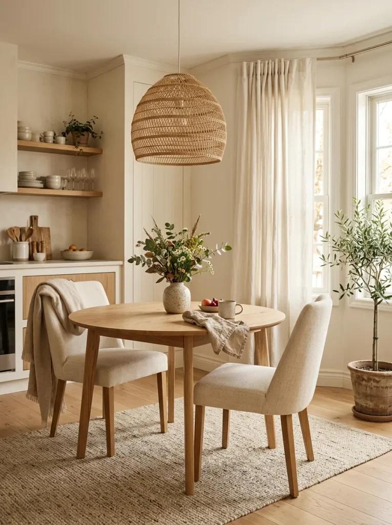 Kitchen Decor Ideas: 30 Warm Touches That Feel Homey 27 A Cozy Dining Corner