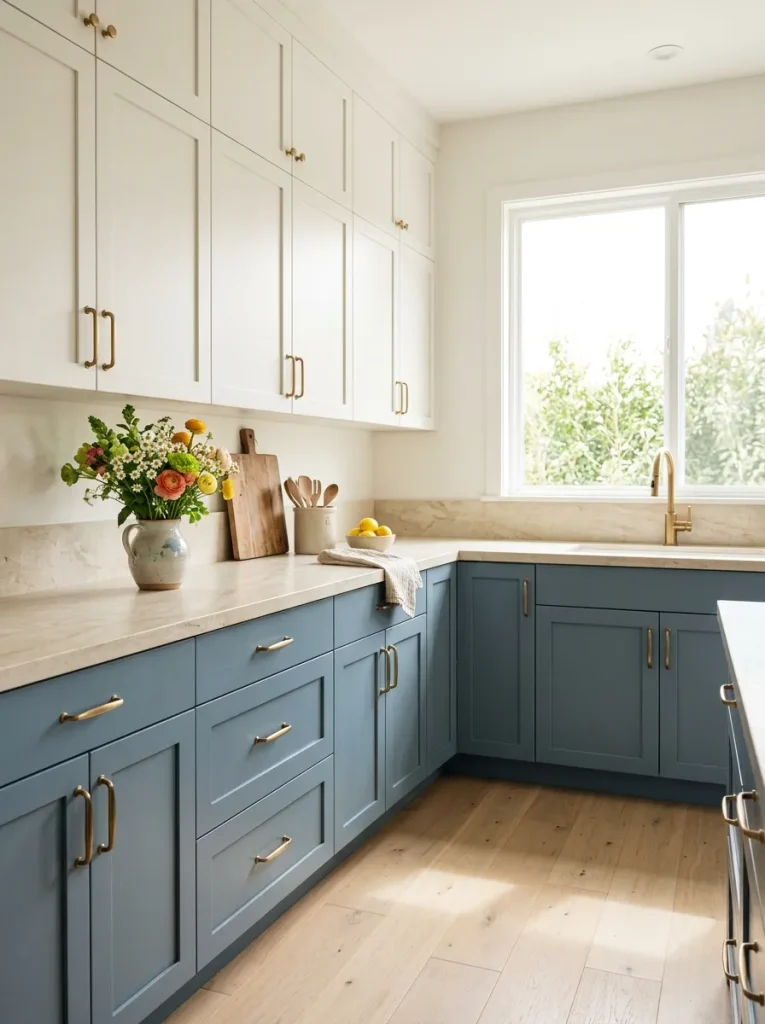 31 Kitchen Ideas That Will Make You Fall in Love Again 17 Colorful Kitchen Cabinets