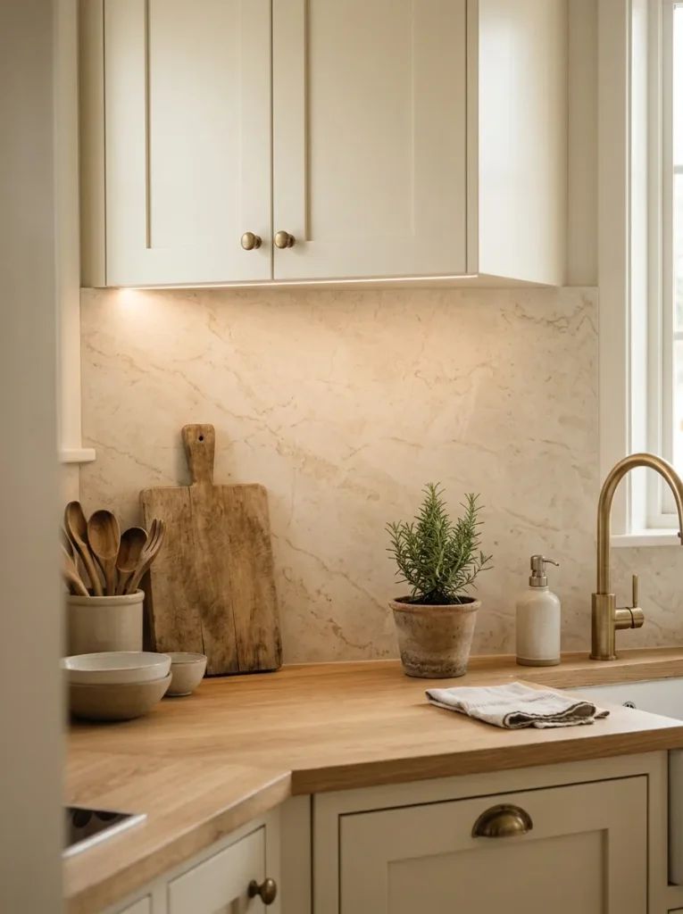 Kitchen Decor Ideas: 30 Warm Touches That Feel Homey 7 Natural Stone Backsplash