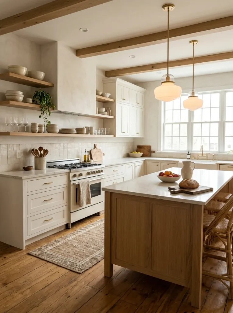 Kitchen Decor Ideas: 30 Warm Touches That Feel Homey 31 Warm White Kitchen Decor