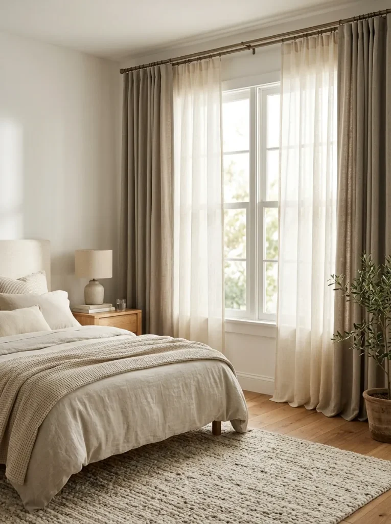 Layered Window Curtains