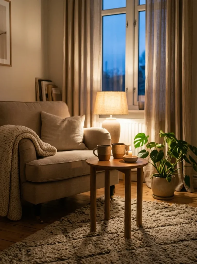 A Hygge Evening Corner