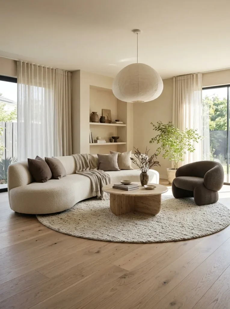 Curved Furniture and Organic Shapes
