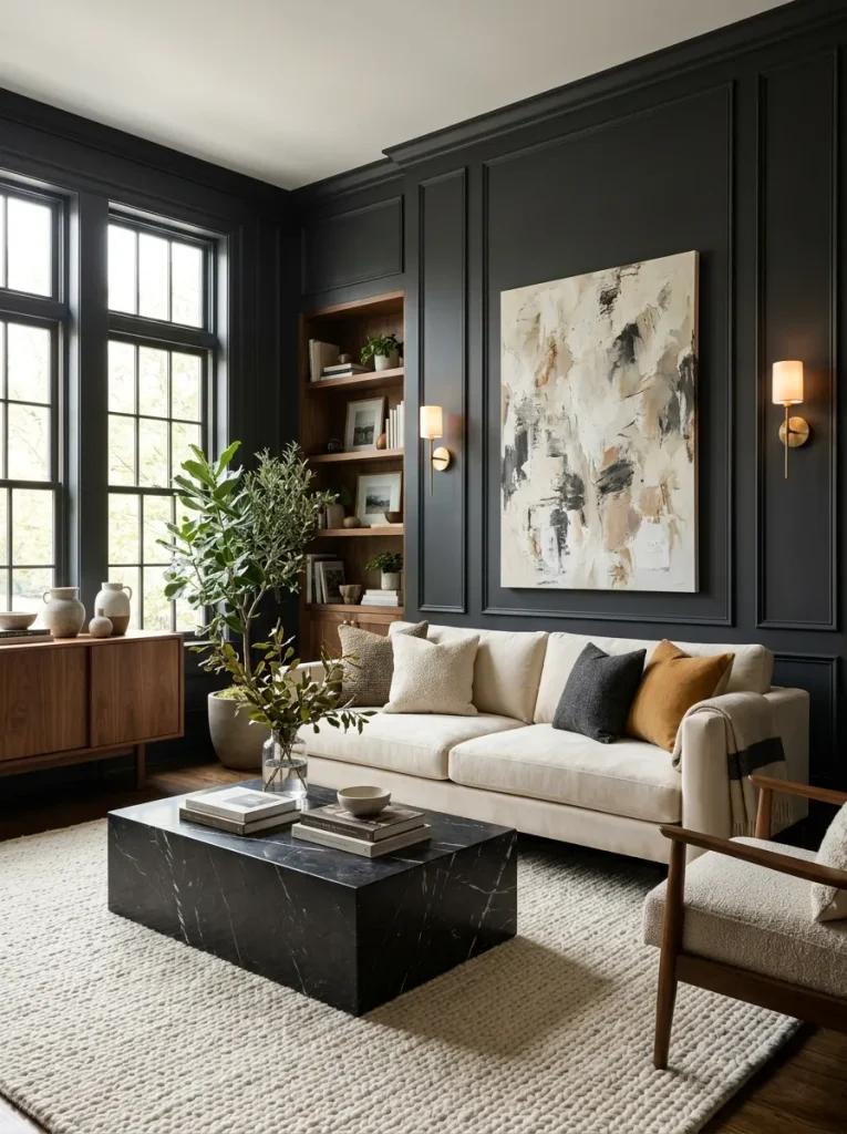 Dramatic Dark Walls