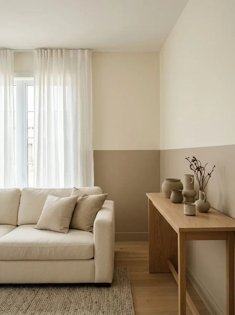 Two-Tone Painted Wall