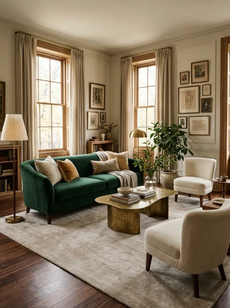 Velvet Statement Sofas