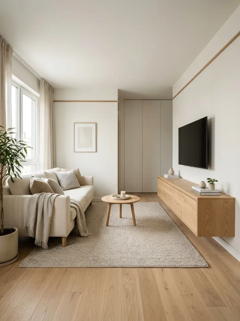 Floating Media Console