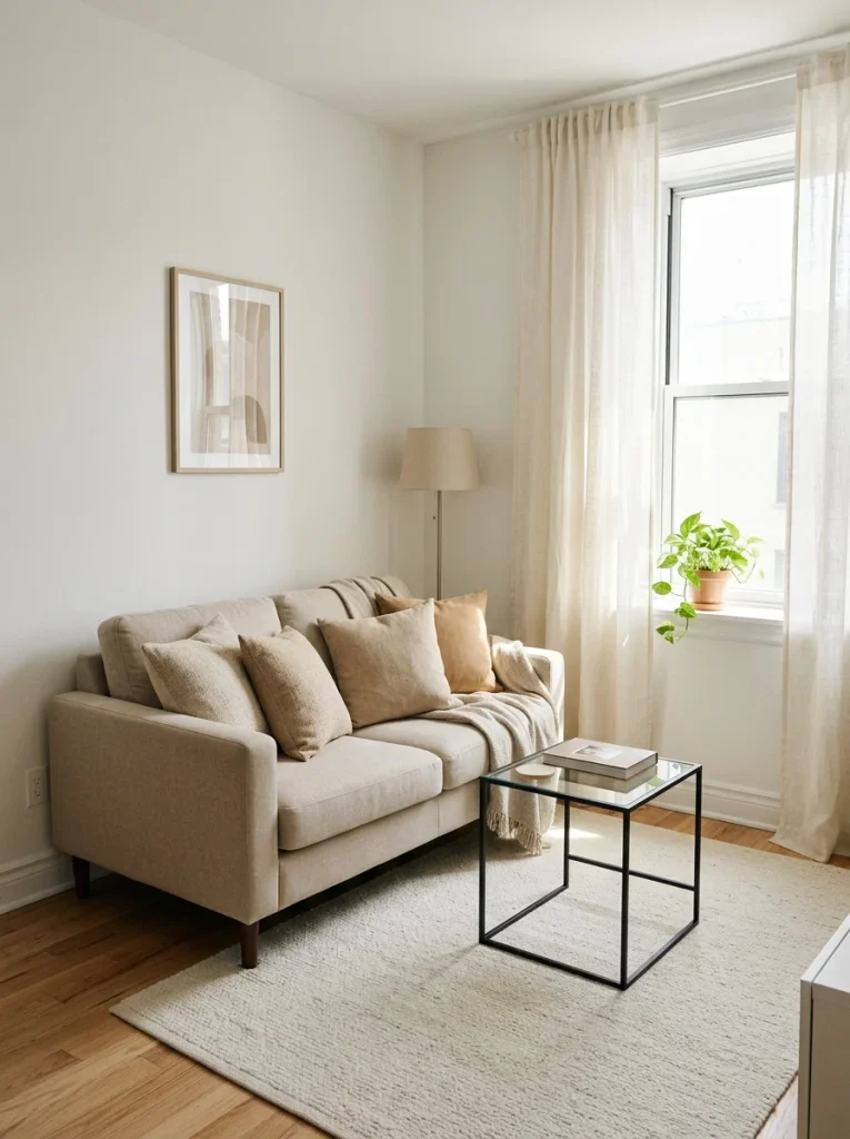 Glass Side Table
