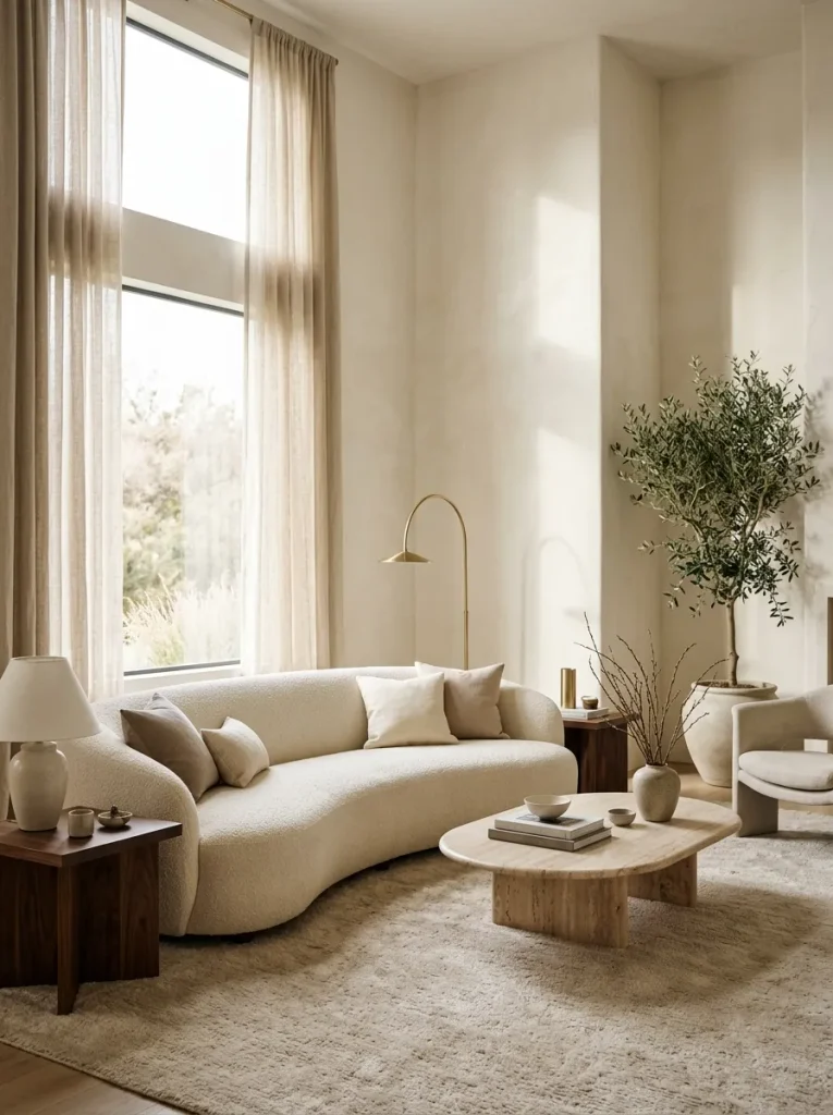 Curved Statement Sofa