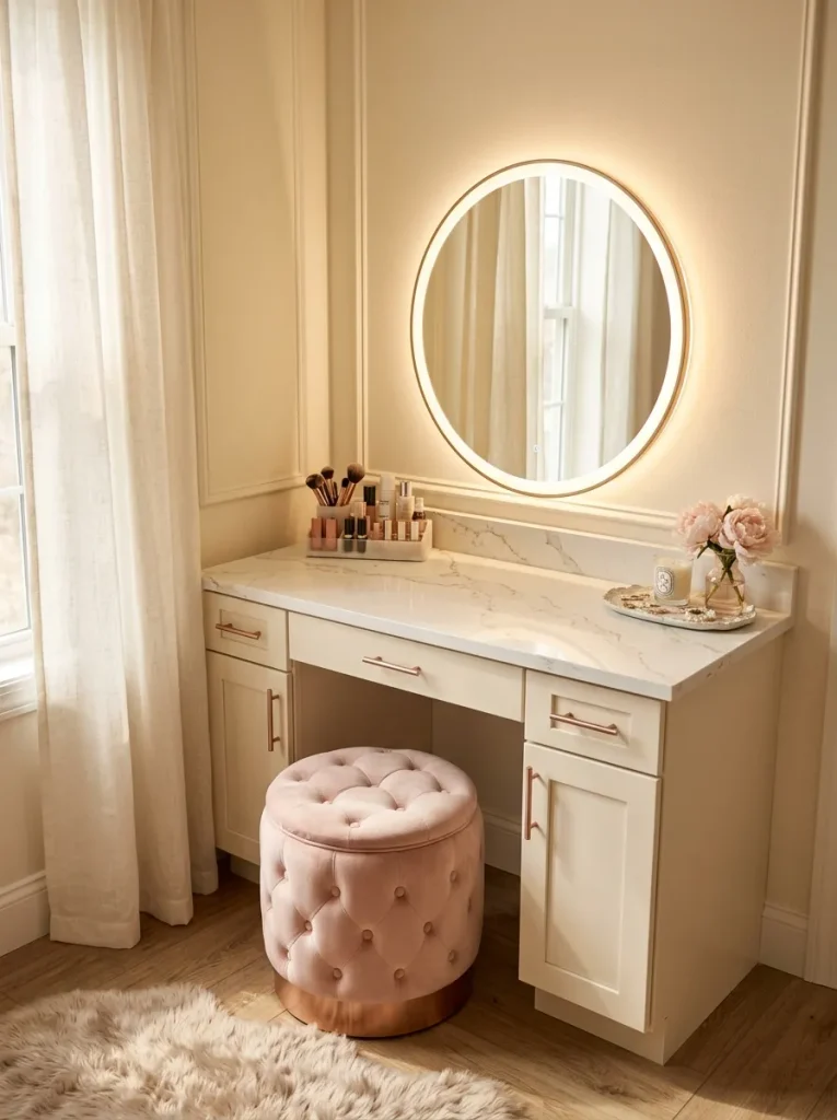 Makeup Vanity Corner