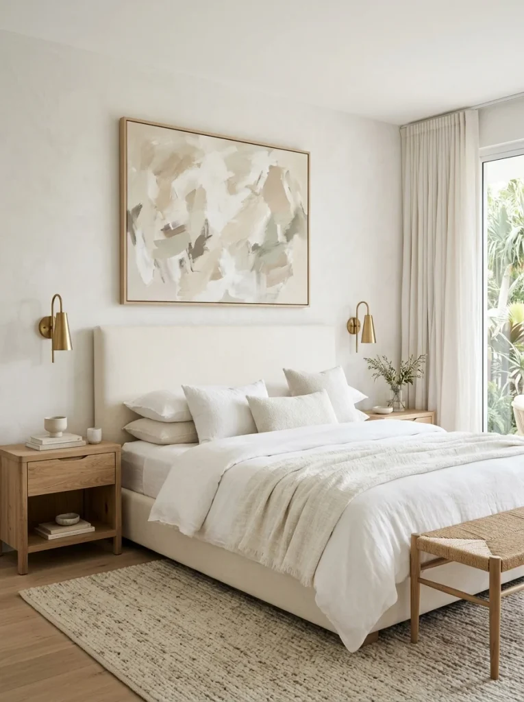 26 Master Bedroom Ideas for a Resort-Style Sanctuary 23 Oversized Bedroom Artwork