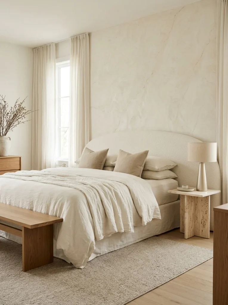 26 Master Bedroom Ideas for a Resort-Style Sanctuary 12 Natural Stone Details