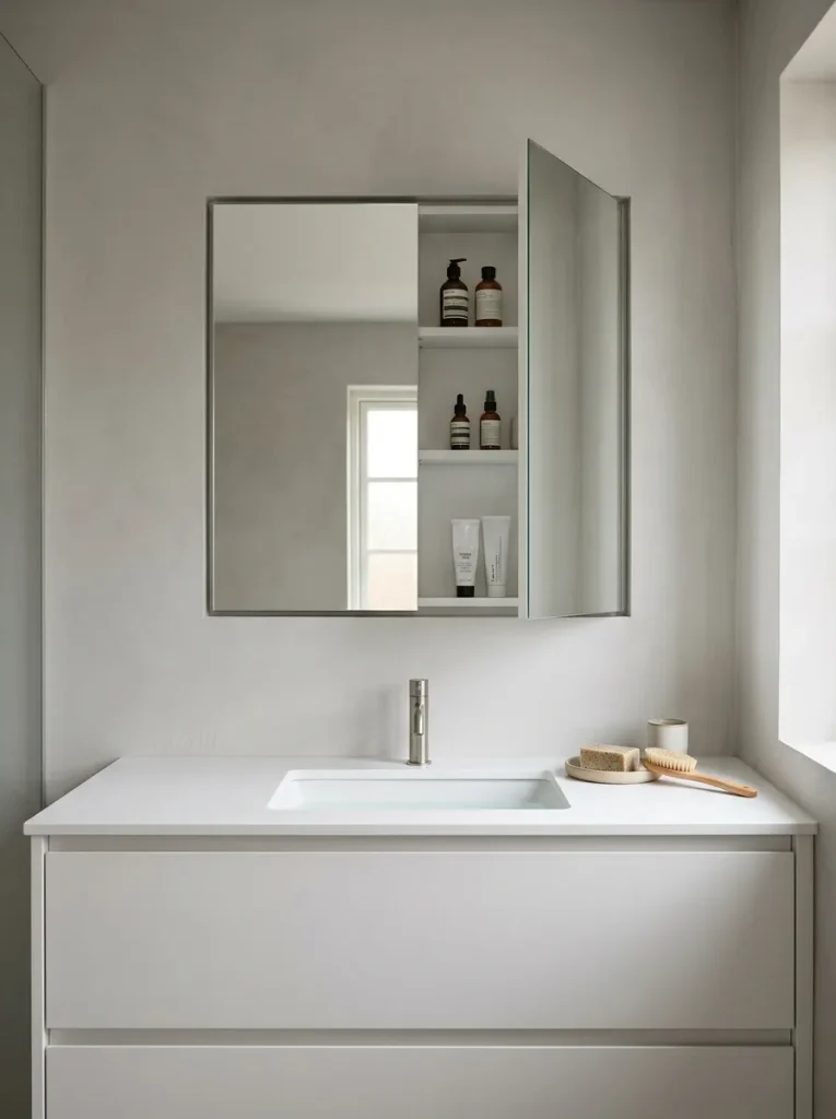 26 Timeless Bathroom Design Ideas Your Guests Will Envy 21 Hidden Storage Cabinets