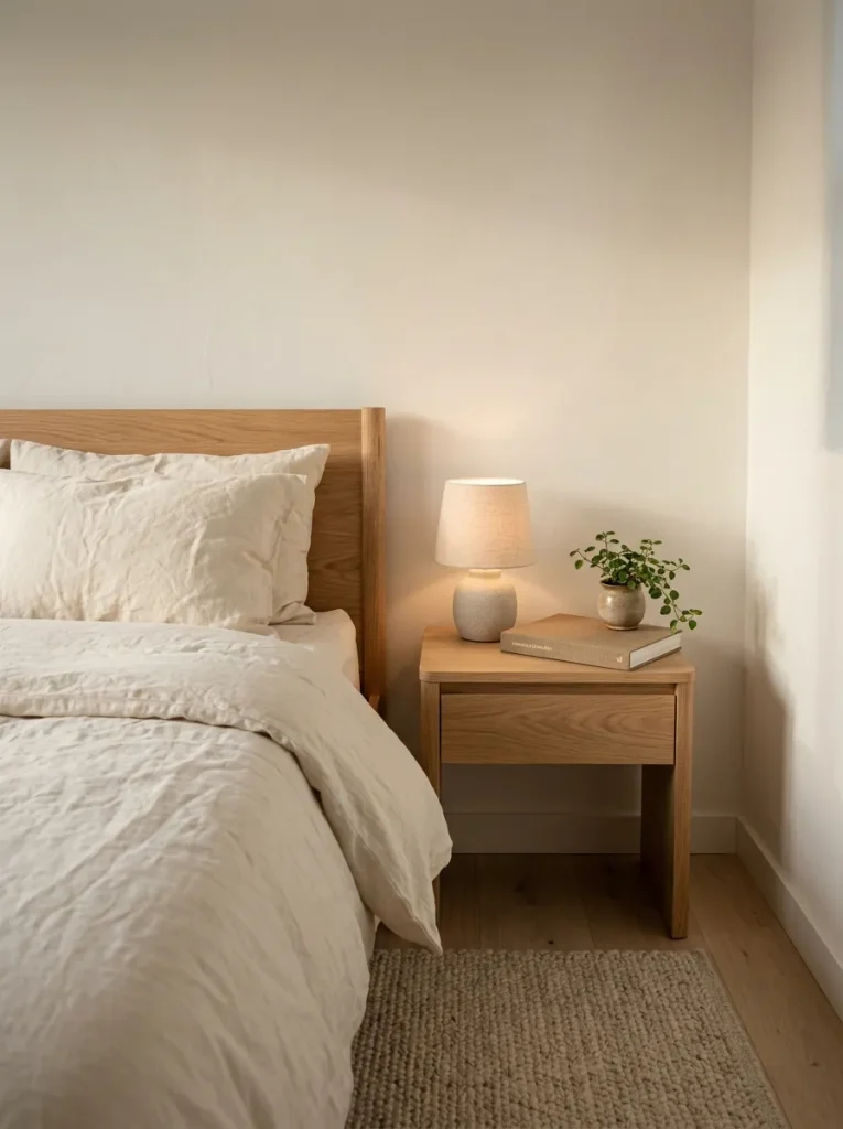 Minimal Bedside Decor