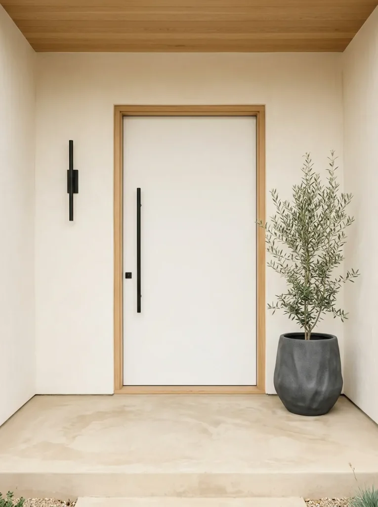 Minimalist Porch Styling