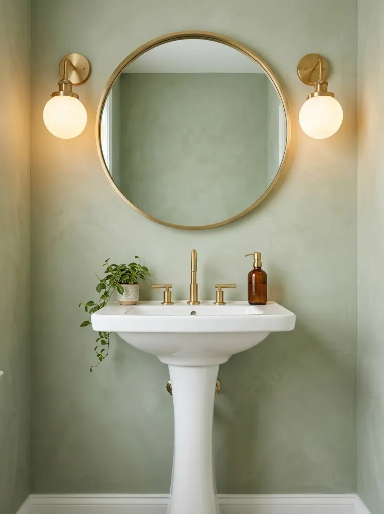 27 Guest Bathroom Ideas That Leave Visitors Pampered 7 Statement Mirror