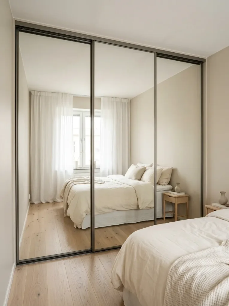 Mirrors on Closet Doors
