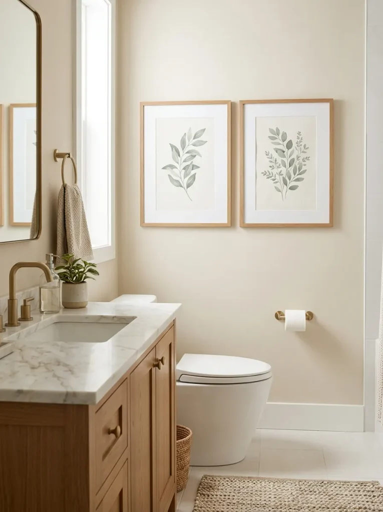 Framed Bathroom Artwork
