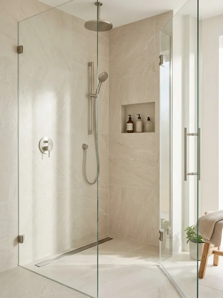 Frameless Glass Shower