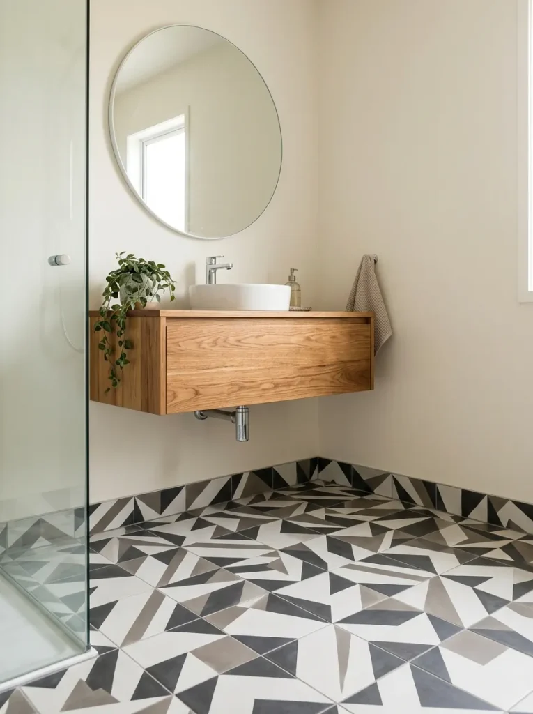 Patterned Floor Tiles