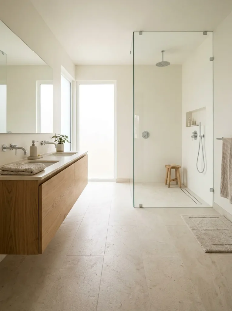Curbless Shower Entry