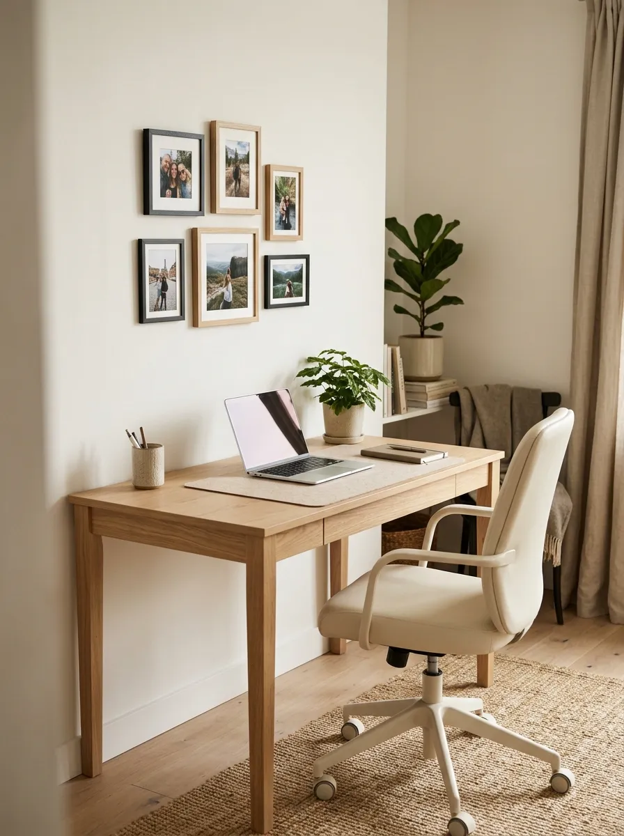Modern Office with Personal Touches