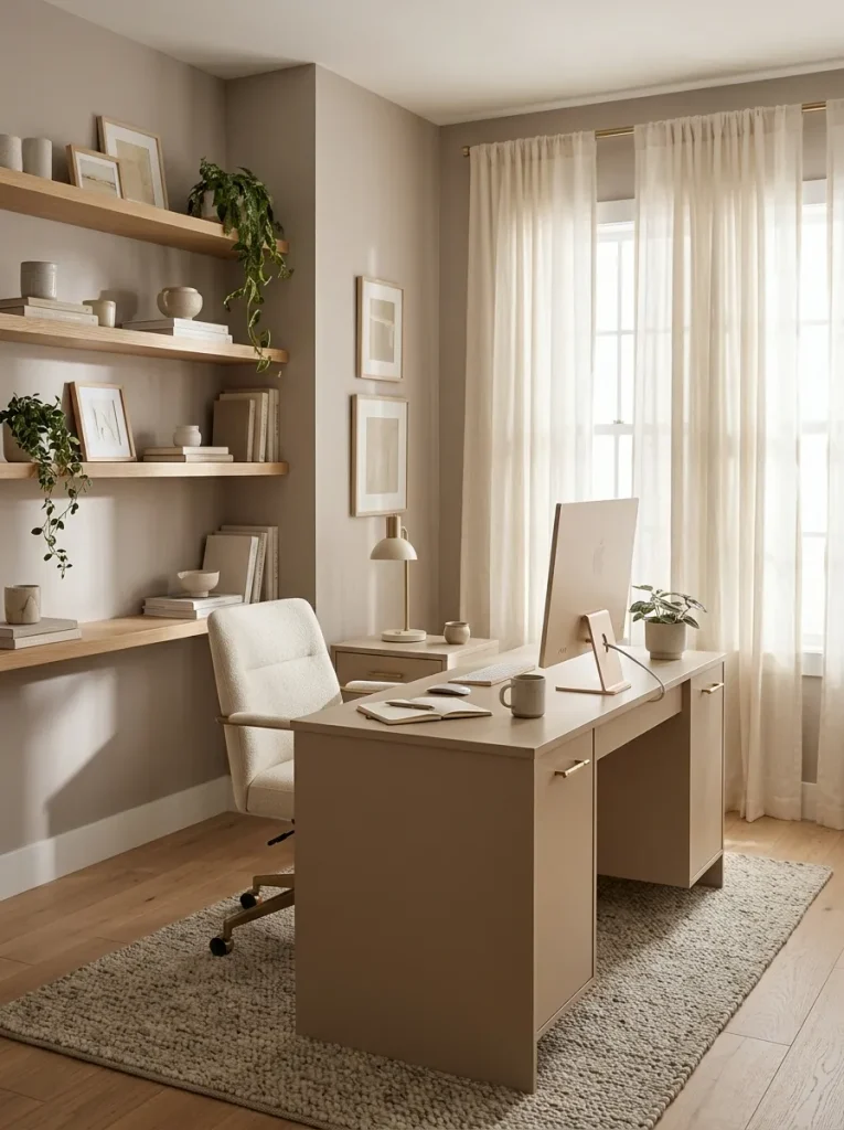 Neutral Contemporary Workspace