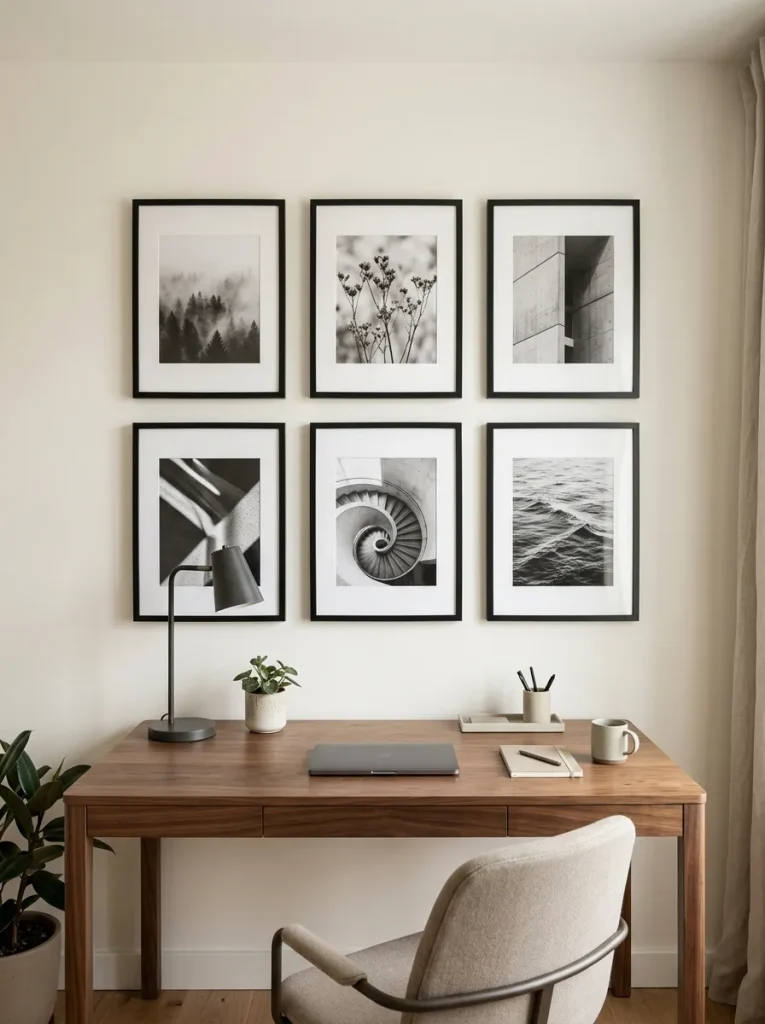 Black And White Photo Wall
