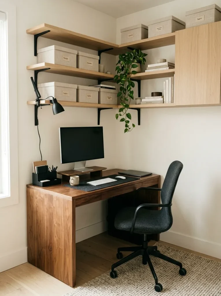 Modern Office with Smart Storage