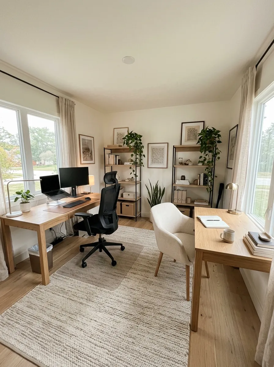 Modern Office with Dual Zones