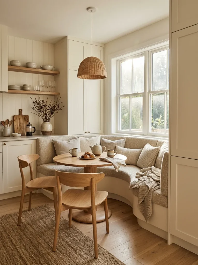 Modern Kitchen Ideas: 31 Bold Designs Without the Cold 13 Built-In Breakfast Nook