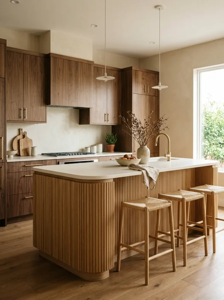 Modern Kitchen Ideas: 31 Bold Designs Without the Cold 2 Warm Wood Accents