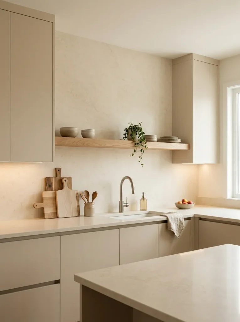 Modern Kitchen Ideas: 31 Bold Designs Without the Cold 14 Minimalist Backsplash