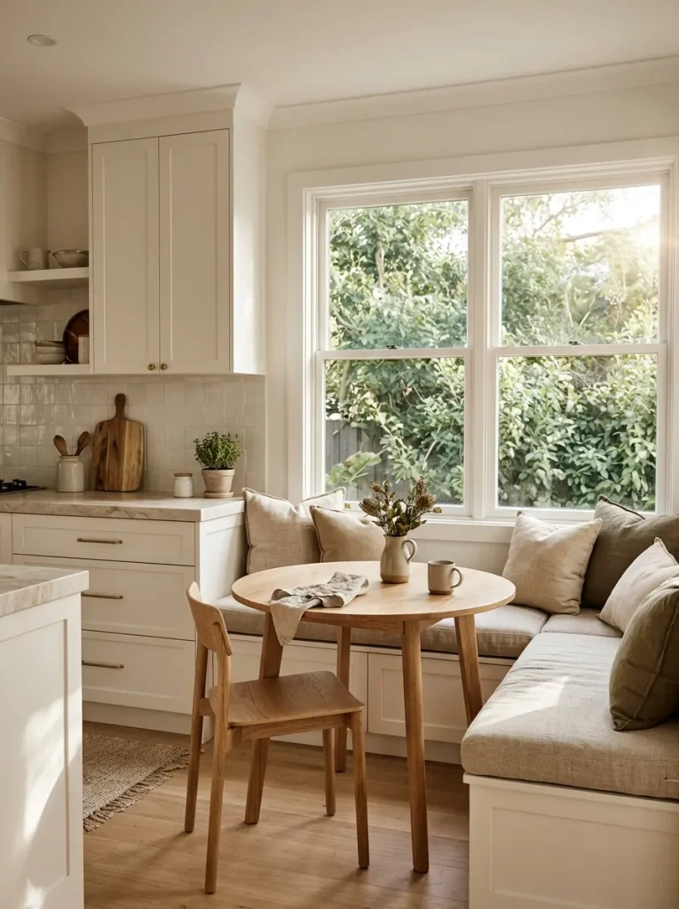 Modern Kitchen Ideas: 31 Bold Designs Without the Cold 18 Cozy Window Seating