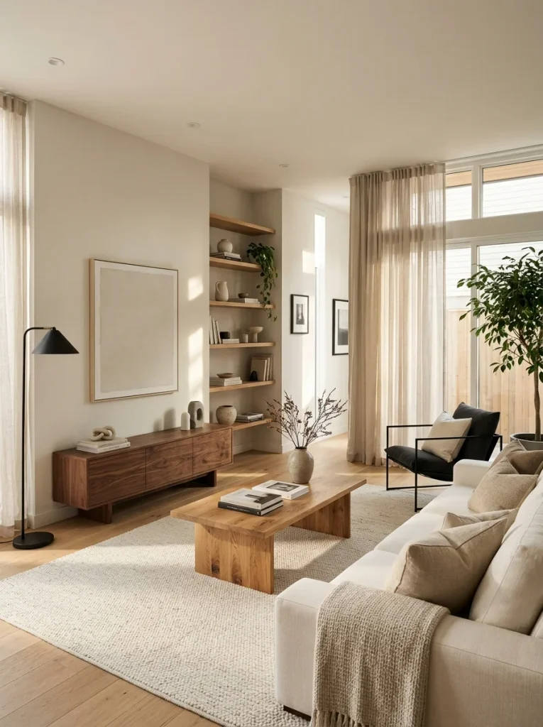 Warm Wood Accents
