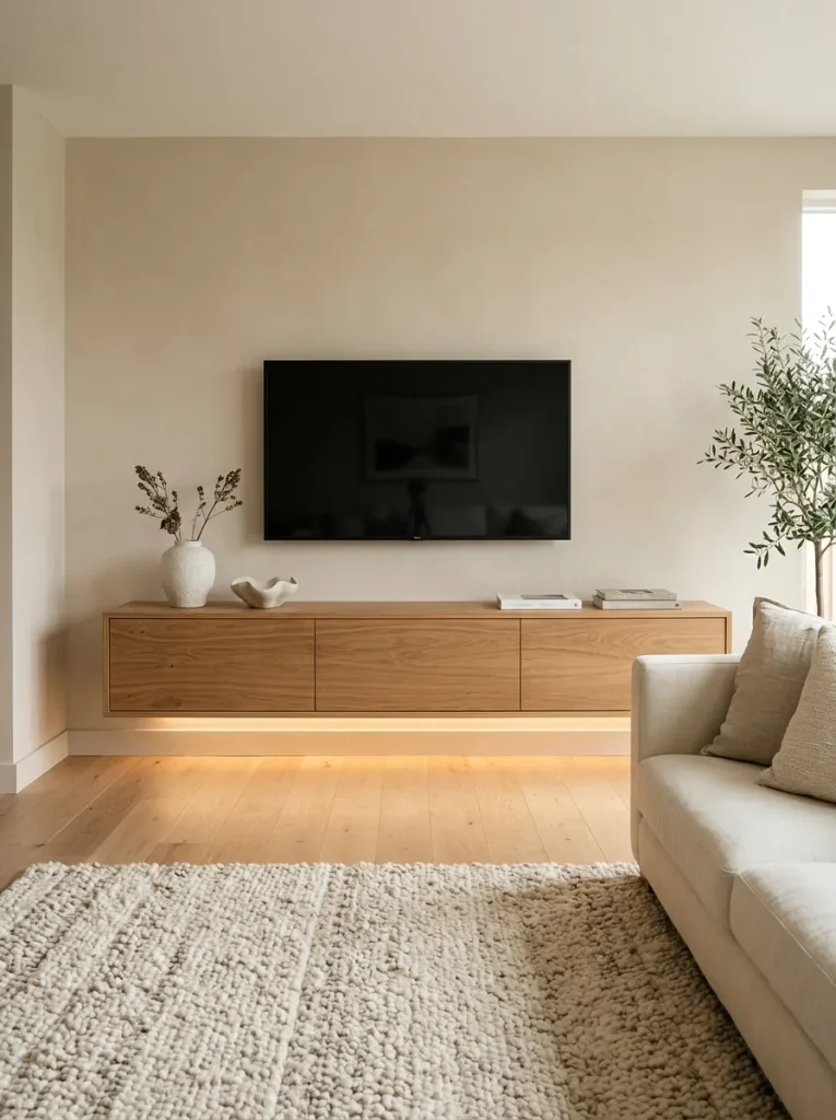 Floating Media Console