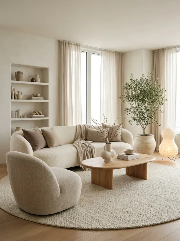Curved Comfortable Furniture