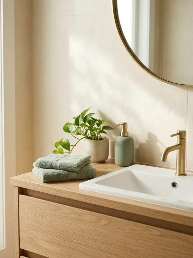 28 Bathroom Decor Ideas That Create a Spa-Worthy Escape 28 Soft Sage Green Accents