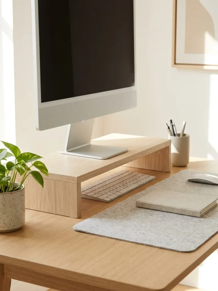 Monitor Riser Storage