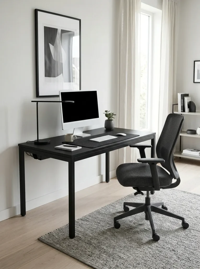 Modern Monochrome Office